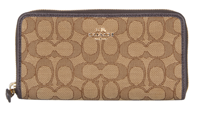 Coach Long Zippy Wallet, front view